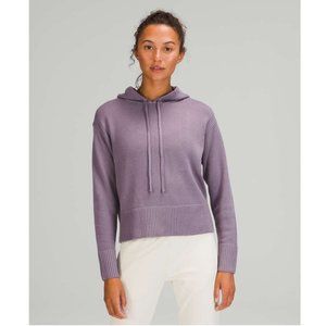 Lululemon Double Knit Sweater Hoodie / Size M/L / Dusky Lavender Cashlu